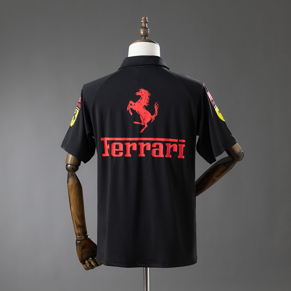 Scuderia Ferrari F1 2025 Black Polo S-3XL