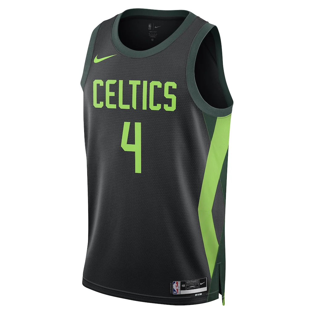 Unisex Boston Celtics Jrue Holiday Black 2024/25 Swingman  Jersey - City Edition