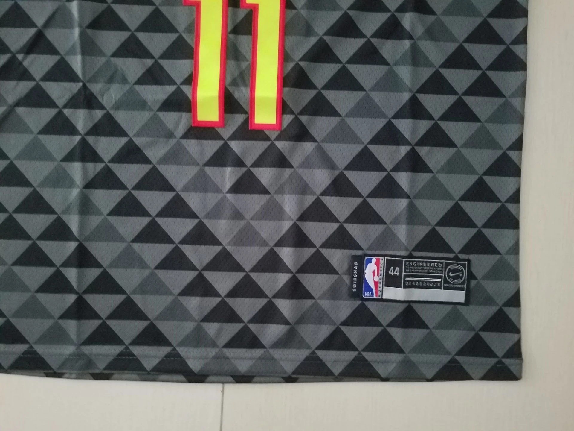 Men's Atlanta Hawks Trae Young #11 Black Swingman Jersey