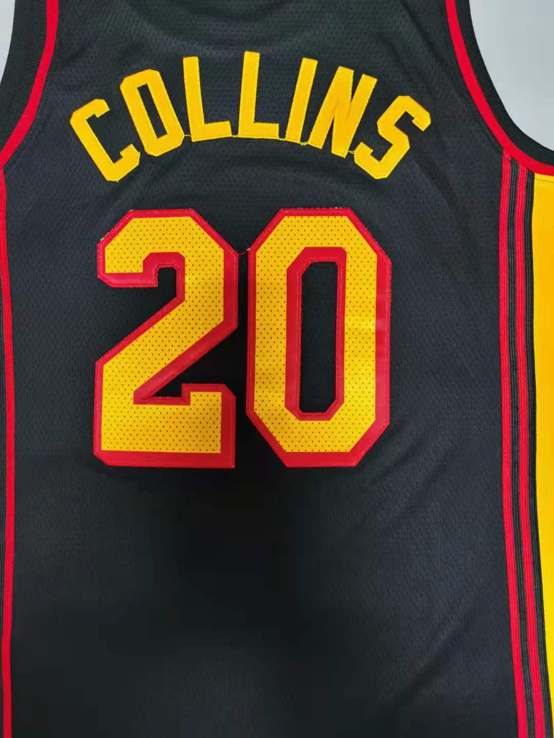 Men's Atlanta Hawks John Collins #20 Black 2020/21 Swingman Jersey
