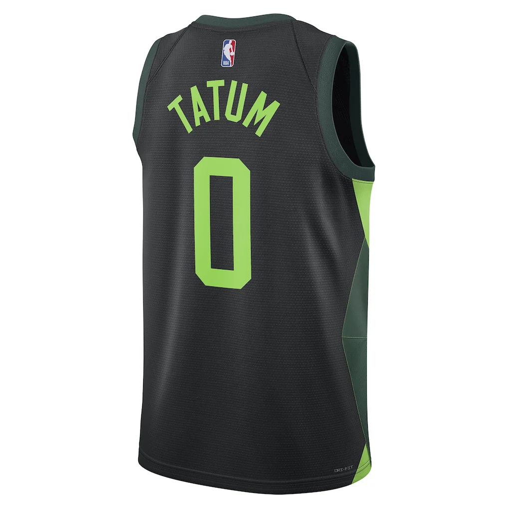 Boston Celtics Jayson Tatum Black 2024/25 Swingman Jersey