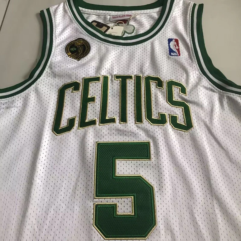 Kevin Garnett Mitchell & Ness Boston Celtics 2007-08  White Jersey