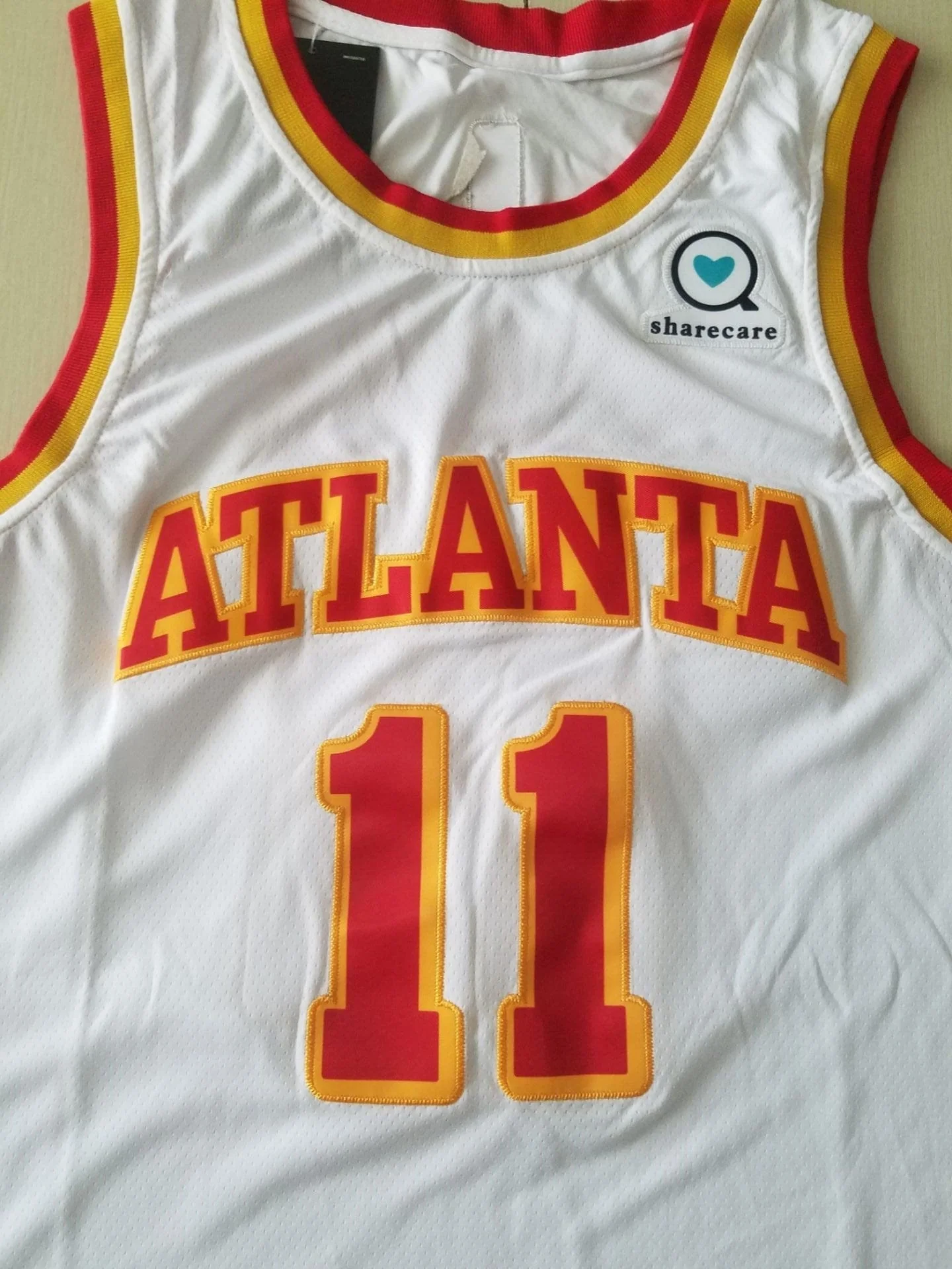 Men's Atlanta Hawks Trae Young #11 White 2020/21 Fast Break Player Jersey