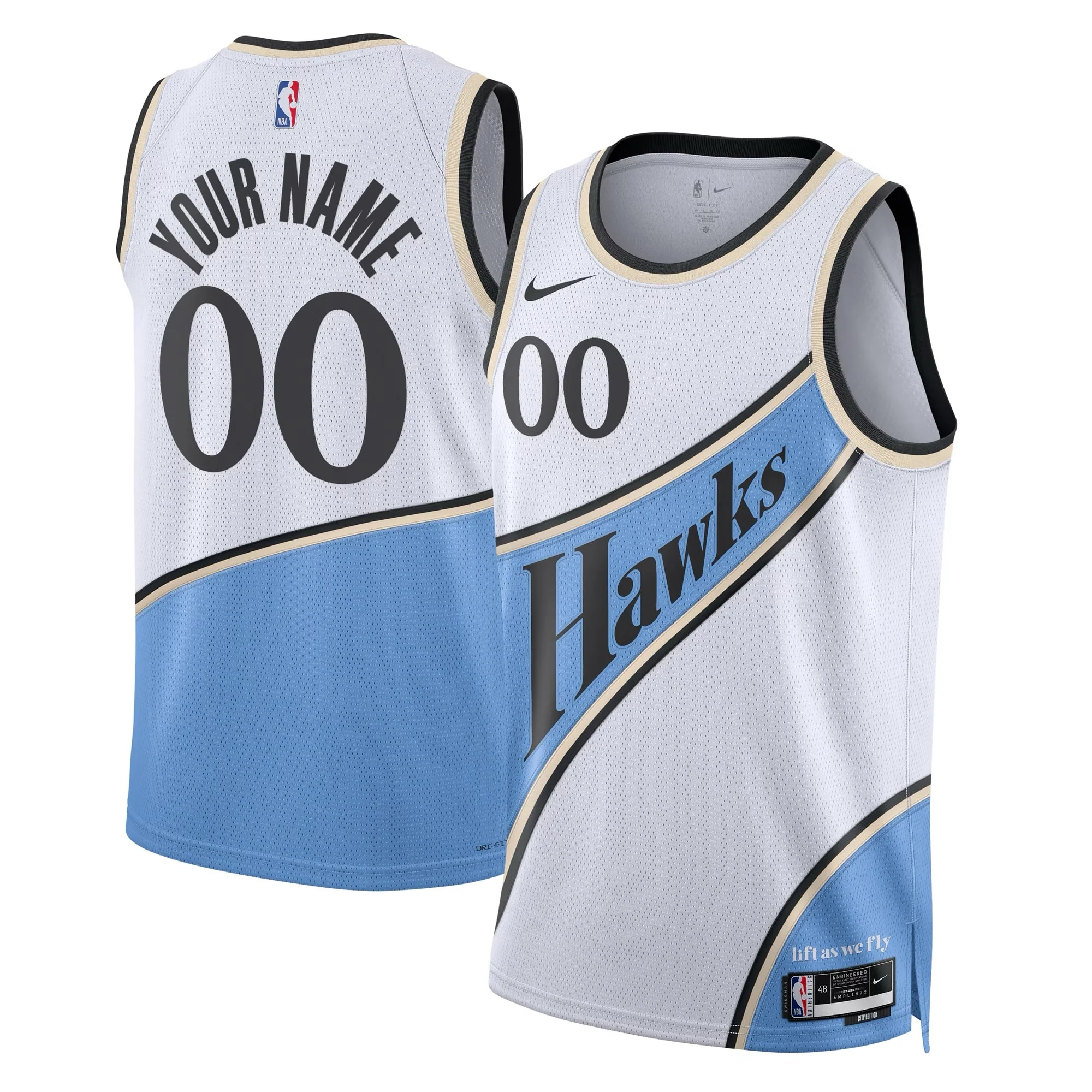 Custom Atlanta Hawks 2024-25 City Edition Jersey