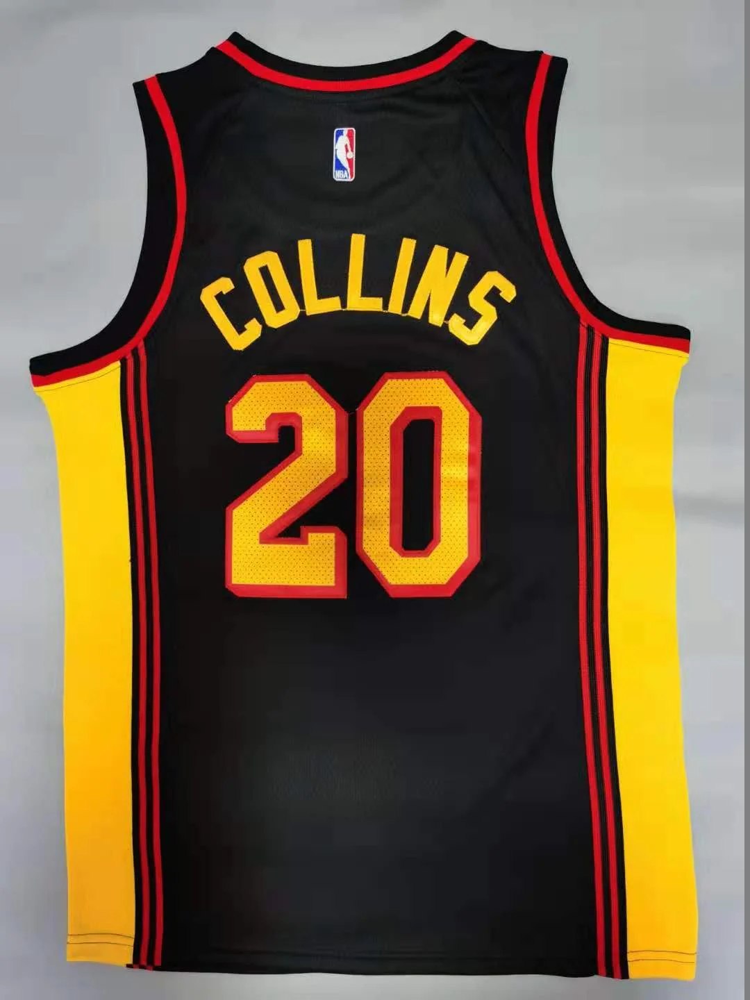 Men's Atlanta Hawks John Collins #20 Black 2020/21 Swingman Jersey