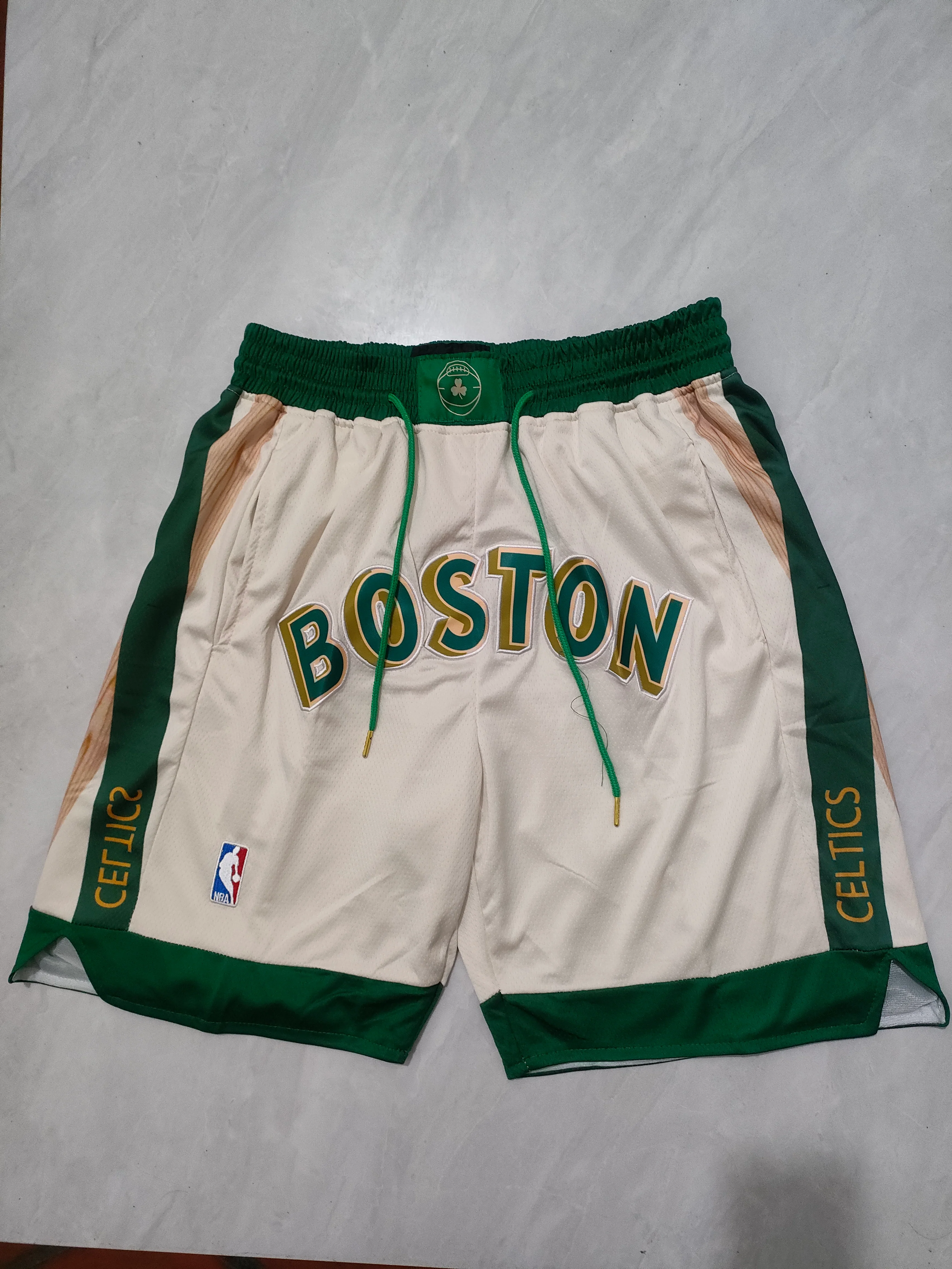 JUST DON Boston Celtics 2024 City Edition Pocket Shorts