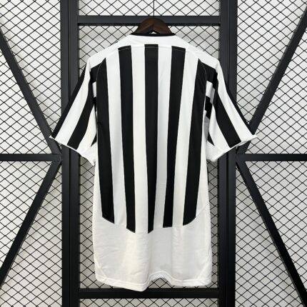 `Retro Juventus 03/04 Home Jersey - Authentic Black & White Striped Vintage Football Shirt`