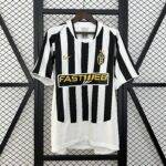 `Retro Juventus 03/04 Home Jersey - Authentic Black & White Striped Vintage Football Shirt`