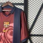Barcelona x Cactus Jack 24/25 retro jersey back graffiti detail