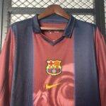 Barcelona x Cactus Jack 24/25 retro jersey back graffiti detail