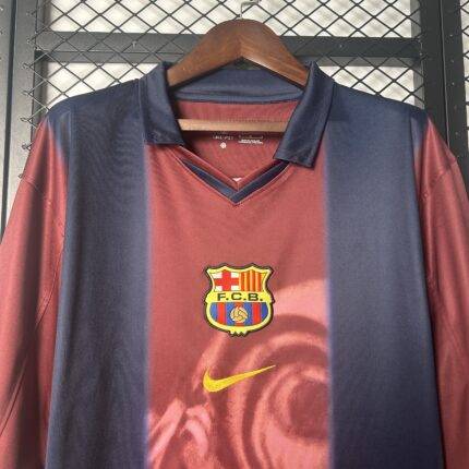 Barcelona x Cactus Jack 24/25 retro jersey back graffiti detail